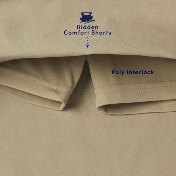 French Toast Girls Adjustable Waist Two-Tab Pleated-Front Scooter Skirt Black 18 - Picture 8 of 11